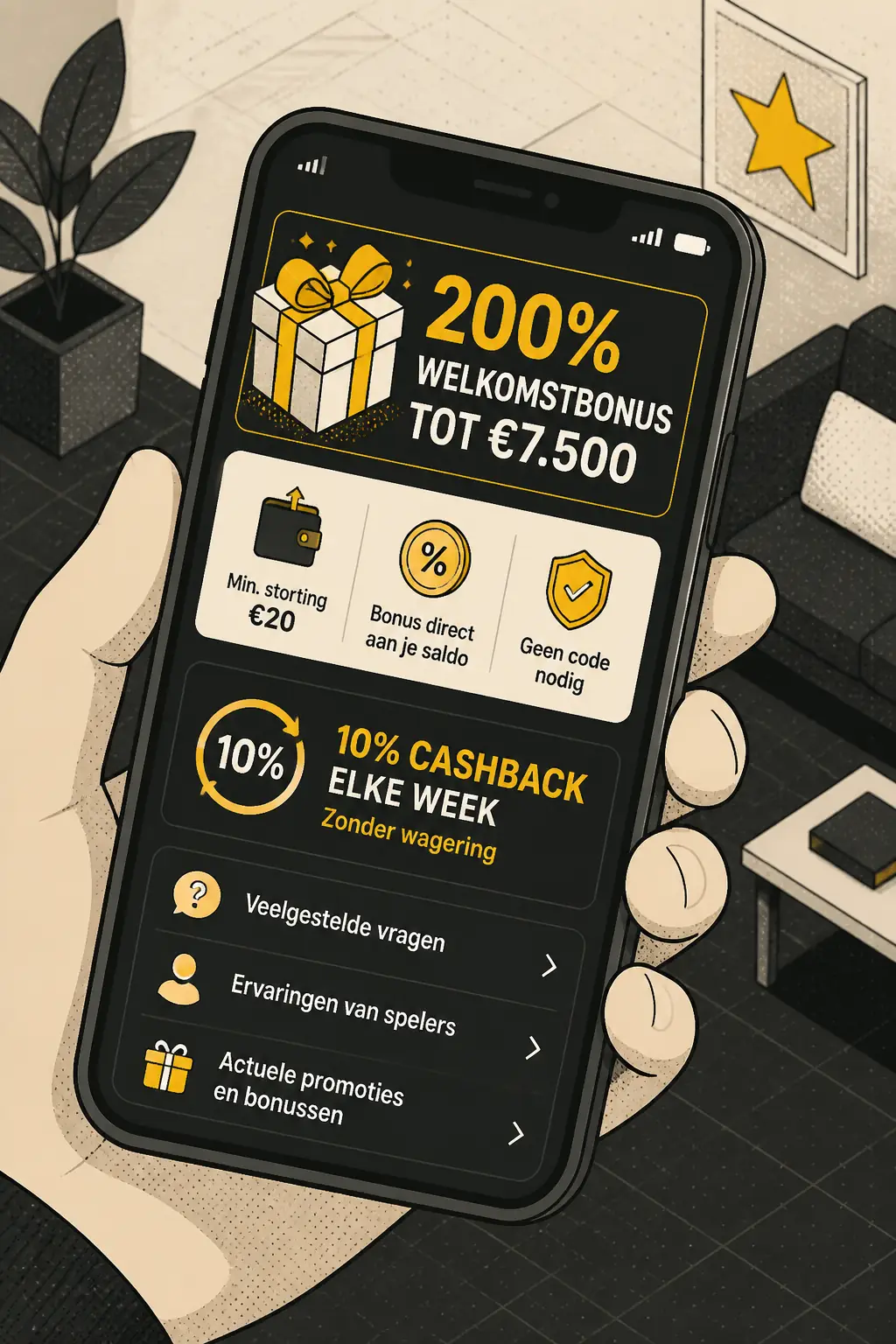 Instant Casino Bonus Code en Promoties visual guide for Instant Casino